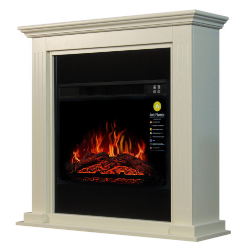 Камінокомплект ArtiFlame MARTA AF23S БІЛИЙ ВАНІЛЬ (зі звуком)