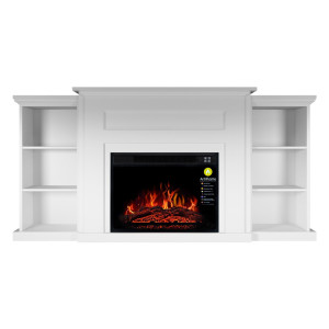 Камінокомплект ArtiFlame VICTORIA AF23S БІЛИЙ Б'ЯНКО (зі звуком)