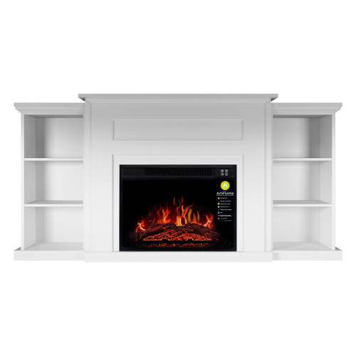 Камінокомплект ArtiFlame VICTORIA AF23S БІЛИЙ Б'ЯНКО (зі звуком)