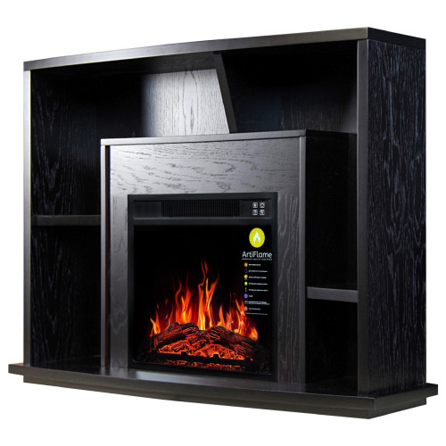 Електрокамін з порталом ArtiFlame BINN AF18 ТЕМНИЙ ГОРІХ