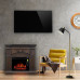 Камінокомплект ArtiFlame YORK AF23S МАХАГОН КОРИЧНЕВИЙ АНТИК (зі звуком)