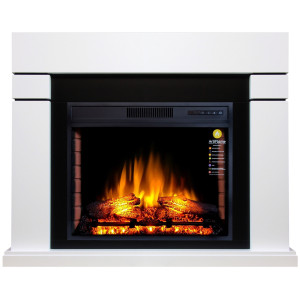 Камінокомплект ArtiFlame LINDOS AF28S БІЛИЙ Б'ЯНКО (зі звуком)