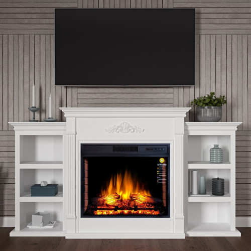 Камінокомплект ArtiFlame NEW YORK AF28S БІЛИЙ Б'ЯНКО (зі звуком)