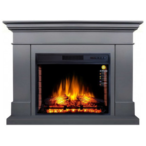 Камінокомплект ArtiFlame SACRAMENTO AF28S СІРИЙ ГРАФІТ (зі звуком)
