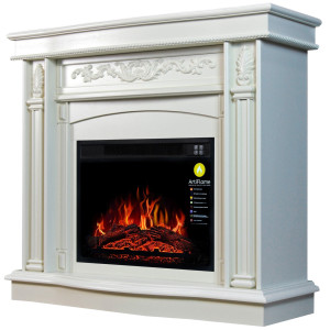 Камінокомплект кутовий ArtiFlame CARDINAL AF23S БІЛИЙ ДУБ (зі звуком)