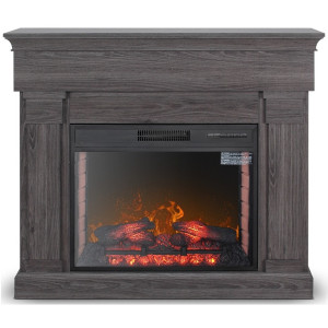 Електрокамін з порталом ArtiFlame ANGEVIN AF28 СІРИЙ