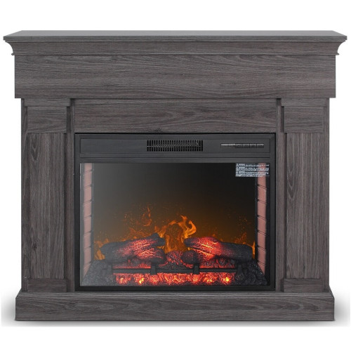 Електрокамін з порталом ArtiFlame ANGEVIN AF28 СІРИЙ