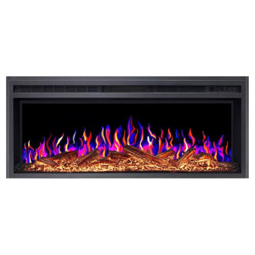 Електрокамін ArtiFlame AF38 Multicolor з обігрівом і звуком горіння вогню