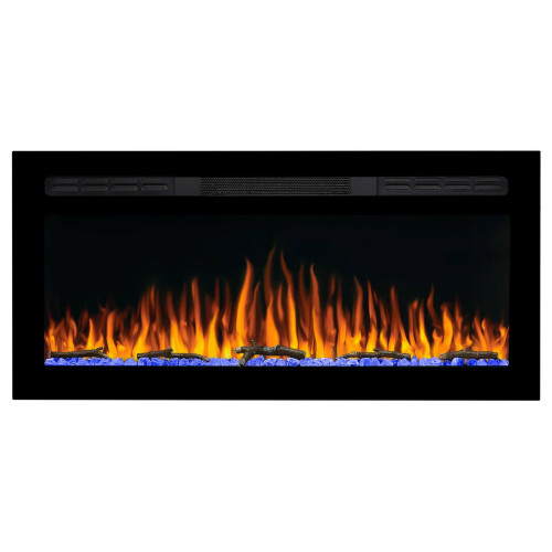 Електрокамін настінний / вбудовуваний ArtiFlame AF37WR з обігрівом і звуком горіння вогню