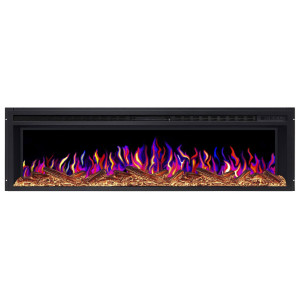 Електрокамін ArtiFlame AF58 Multicolor з обігрівом і звуком горіння вогню