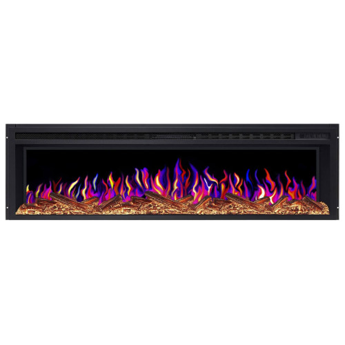 Електрокамін ArtiFlame AF58 Multicolor з обігрівом і звуком горіння вогню