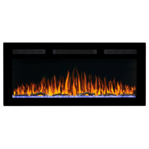 Електрокамін настінний / вбудовуваний ArtiFlame AF40WR з обігрівом і звуком горіння вогню