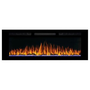 Електрокамін настінний / вбудовуваний ArtiFlame AF50WR з обігрівом і звуком горіння вогню